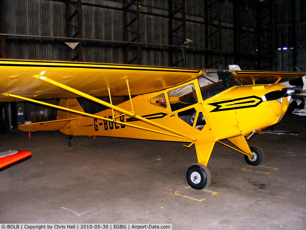 G-BOLB, 1941 Taylorcraft BC-12-65 C/N 3165, Privately owned