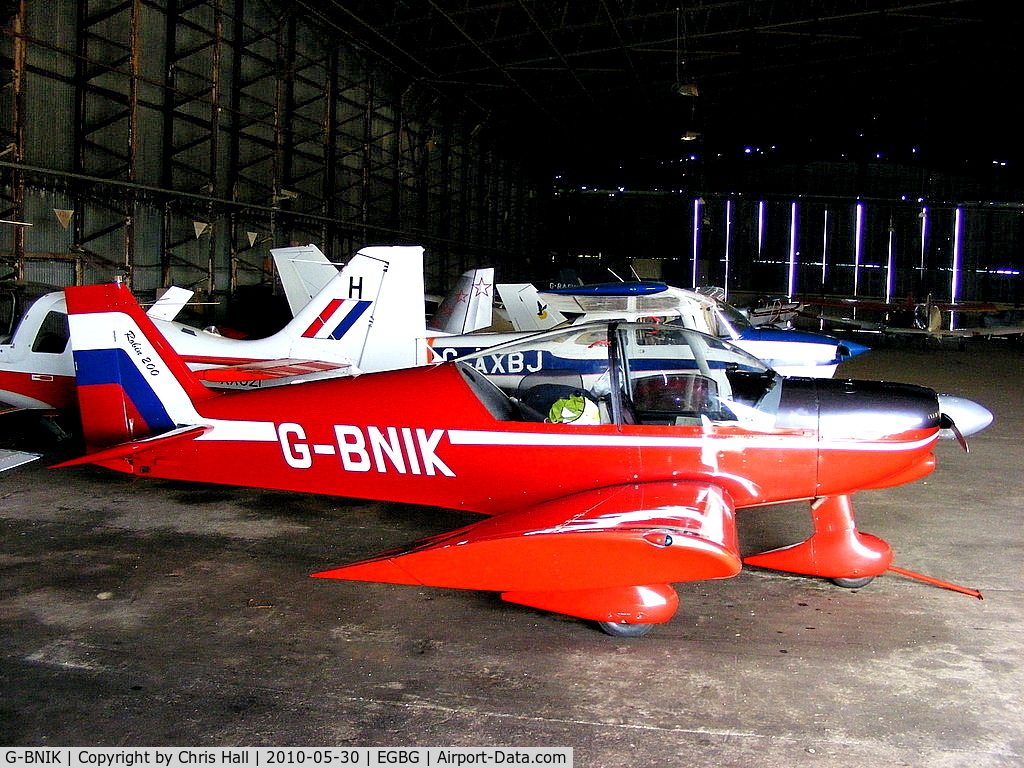 G-BNIK, 1974 Robin HR-200-120B C/N 43, Privately owned