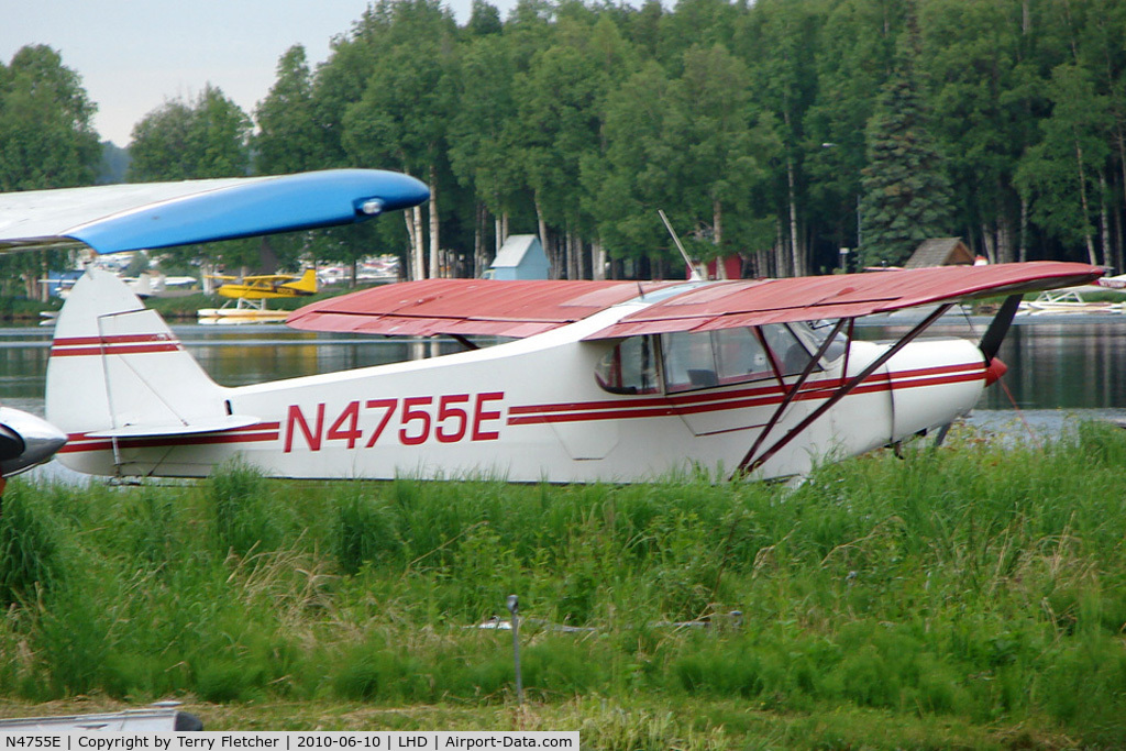 N4755E, Piper PA-18 C/N 18-7655, Piper PA-18, c/n: 18-7655 at Lake Hood