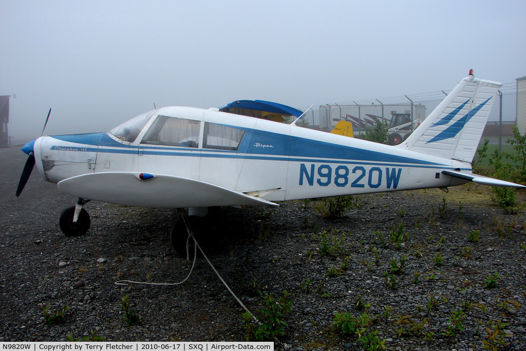 N9820W, 1967 Piper PA-28-140 C/N 28-23322, 1967 Piper PA-28-140, c/n: 28-23322 at Soldotna