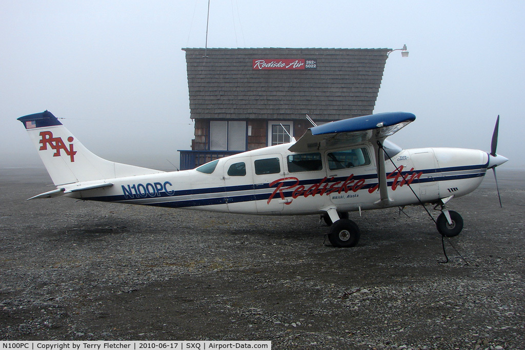 N100PC, 1978 Cessna T207A C/N 20700467, 1978 Cessna T207A, c/n: 20700467 in early morning mist at Soldotna