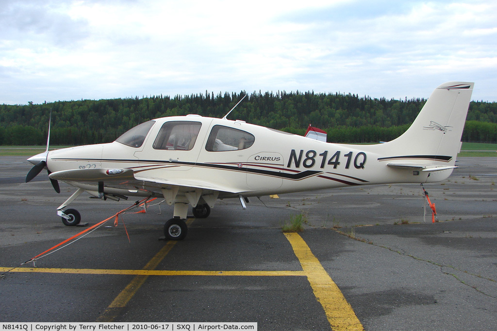 N8141Q, 2003 Cirrus SR22 C/N 0676, 2003 Cirrus Design Corp SR22, c/n: 0676 at Soldotna