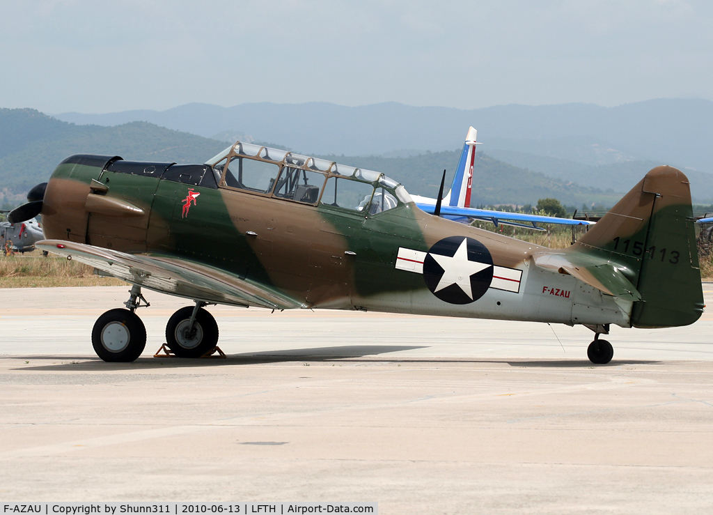 F-AZAU, 1951 North American T-6G Texan C/N 182-800, Participant of the LFTH Open Day 2010...
