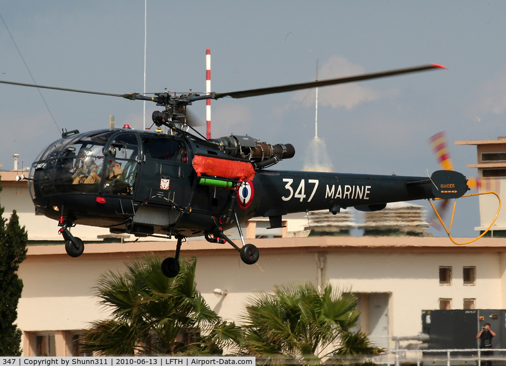 347, Sud Aviation SA-319B Alouette III C/N 2347, Used as a demo during LFTH Open Day...