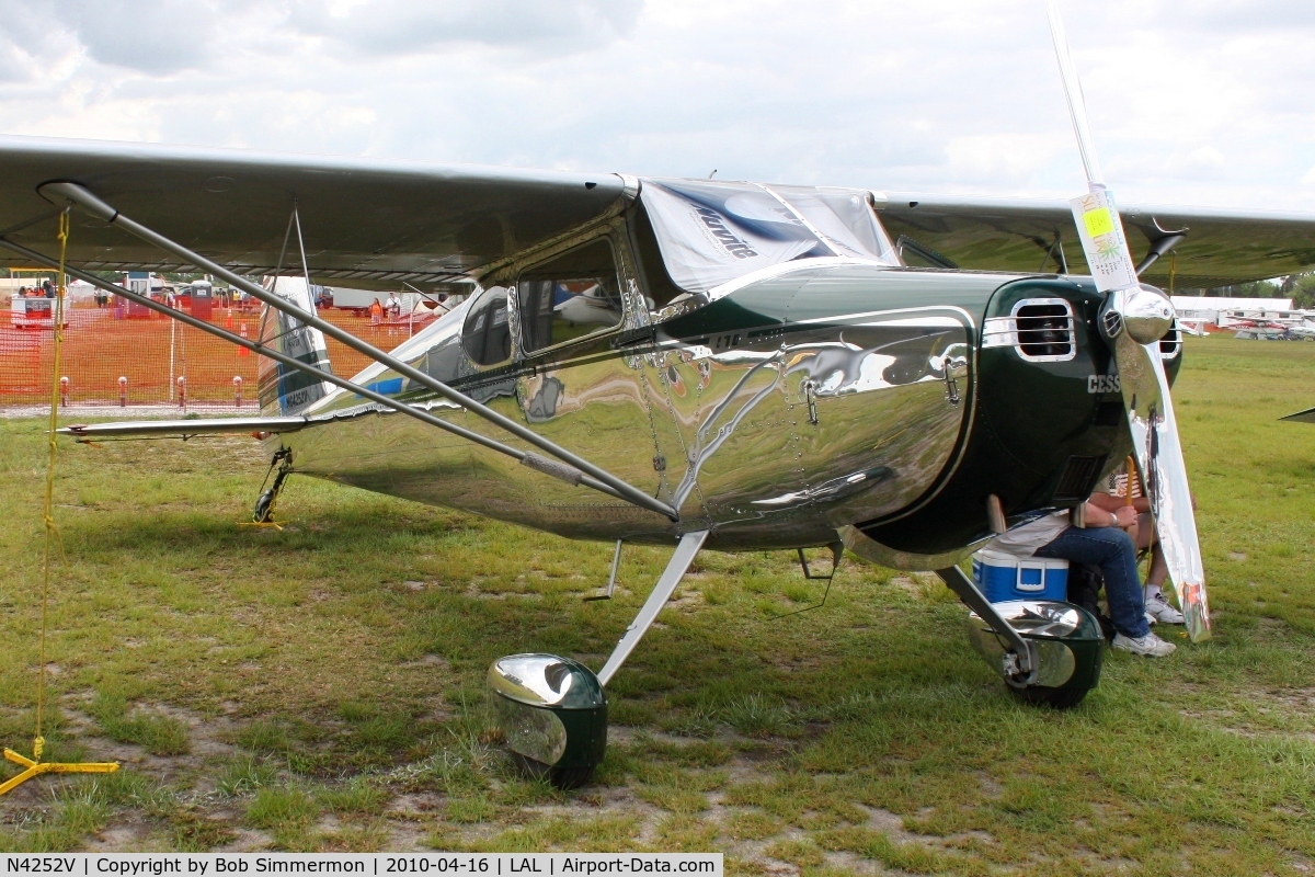 N4252V, 1948 Cessna 170 C/N 18608, Sun N Fun 2010