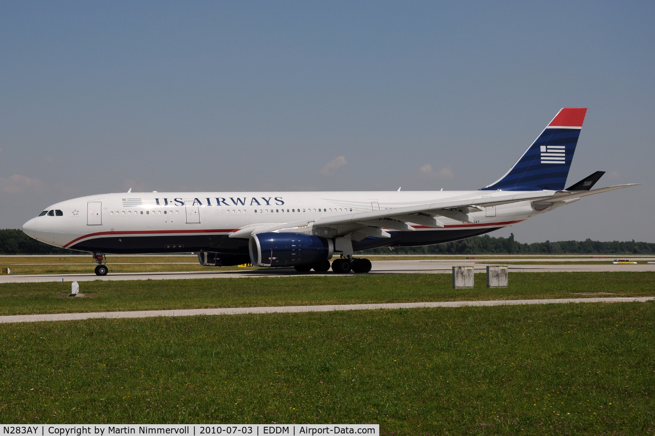 N283AY, 2009 Airbus A330-243 C/N 1076, US Airways