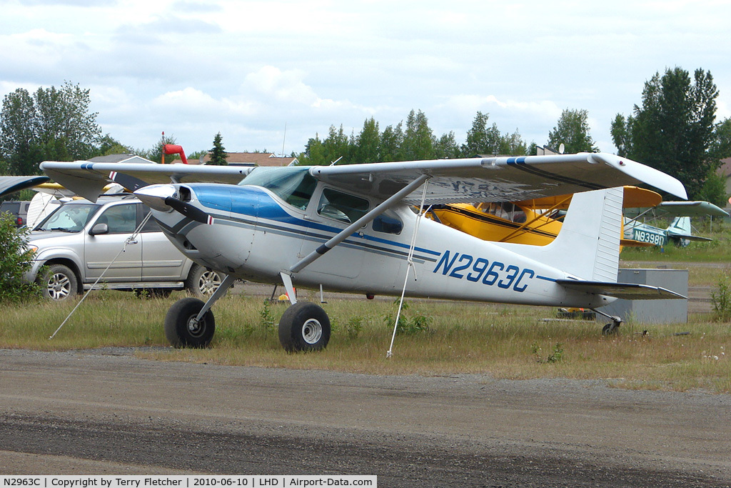N2963C, 1954 Cessna 180 C/N 30863, 1954 Cessna 180, c/n: 30863 at Lake Hood