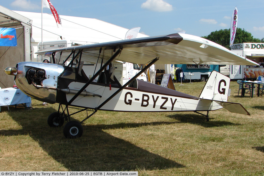 G-BYZY, 2000 Pietenpol Air Camper C/N PFA 047-12190, 2000 Hanchet Db PIETENPOL AIR CAMPER, c/n: PFA 047-12190 displayed at AeroExpo 2010