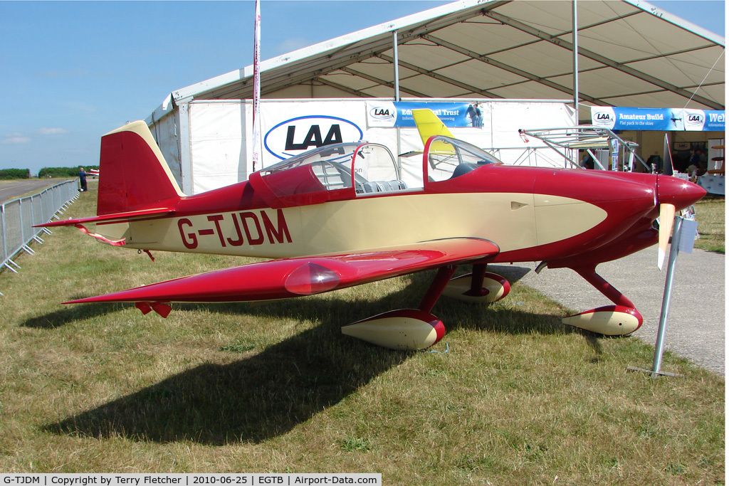 G-TJDM, 2007 Vans RV-6A C/N PFA 181A-13370, 2007 MICHIE JD VANS RV-6A, c/n: PFA 181A-13370 displayed at AeroExpo 2010