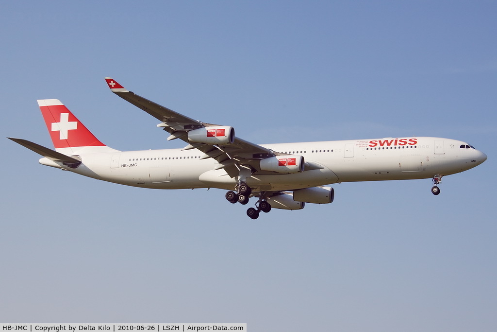 HB-JMC, 2003 Airbus A340-313 C/N 546, SWR [LX] Swiss International Air Lines