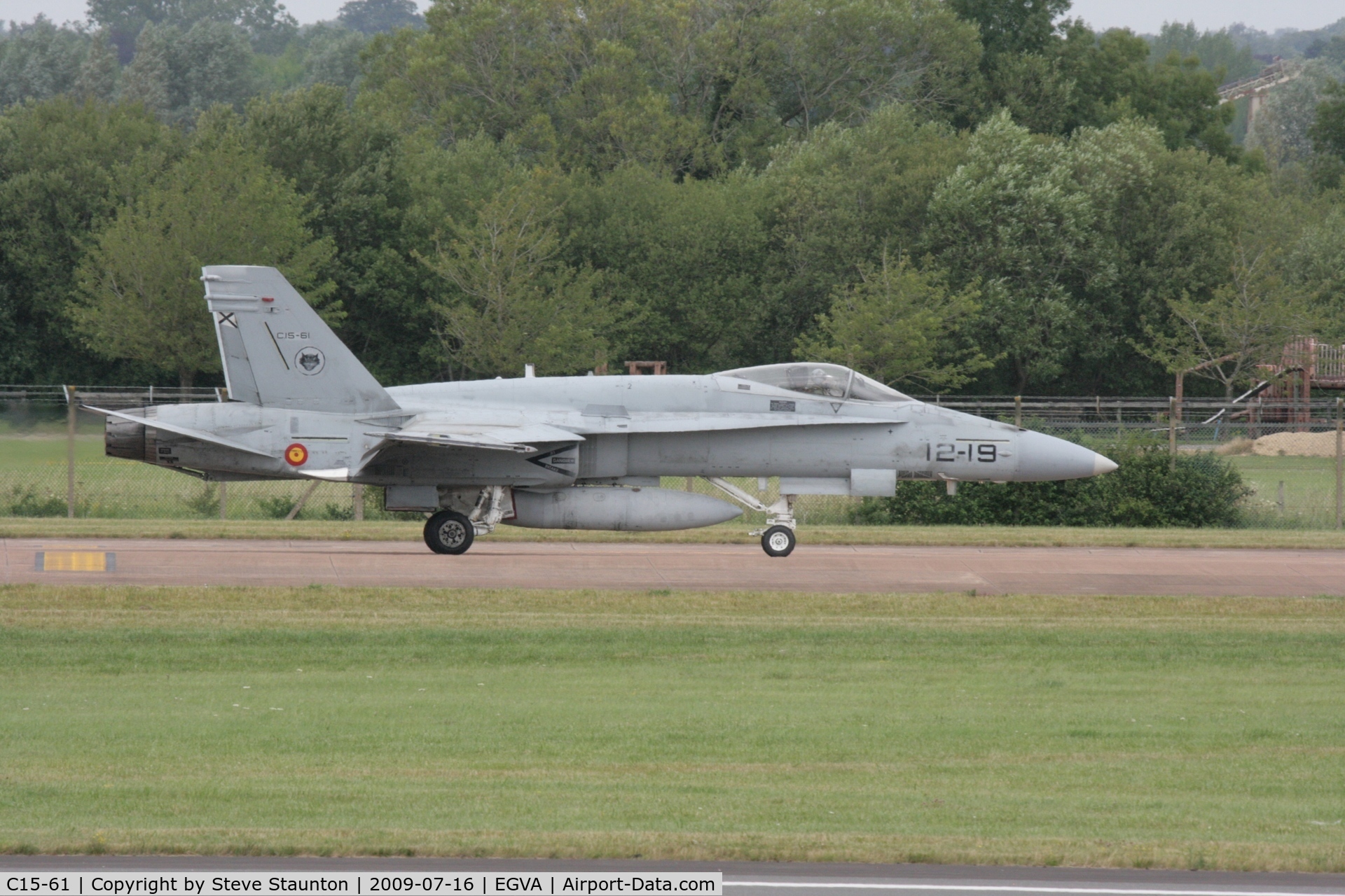 C15-61, 1989 McDonnell Douglas EF-18A+ Hornet C/N 0854/A583, Taken at the Royal International Air Tattoo 2009