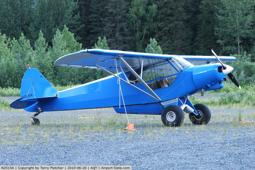 N2515A, 1952 Piper PA-18 150 Super Cub C/N 18-1972, 1952 Piper PA-18, c/n: 18-1972 at Girdwood AK