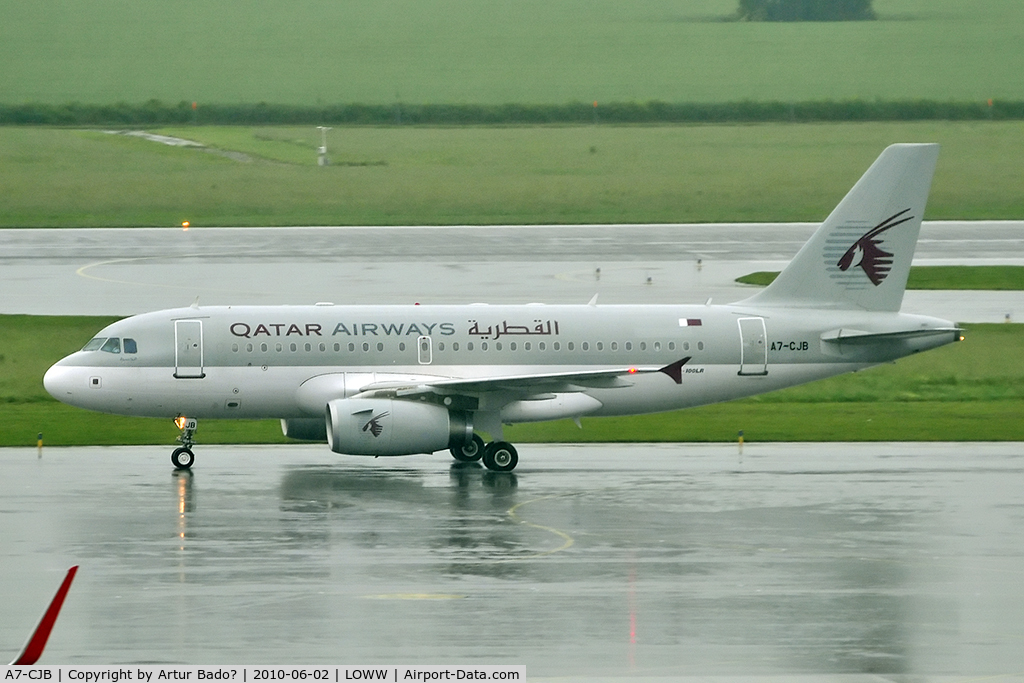 A7-CJB, 2004 Airbus A319-133LR C/N 2341, Qatar Airways