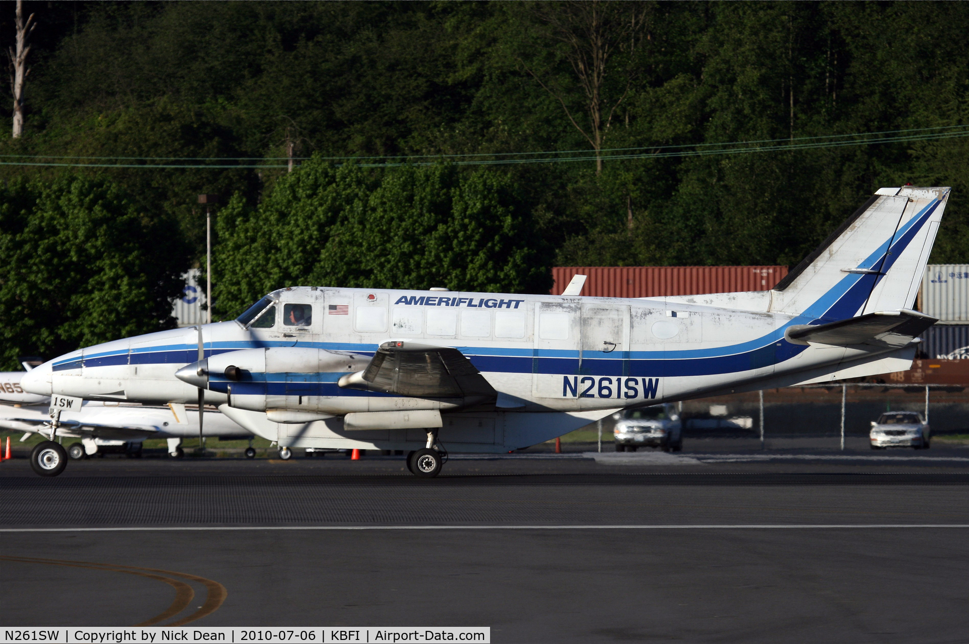 N261SW, 1983 Beech C99 Airliner C/N U-202, KBFI