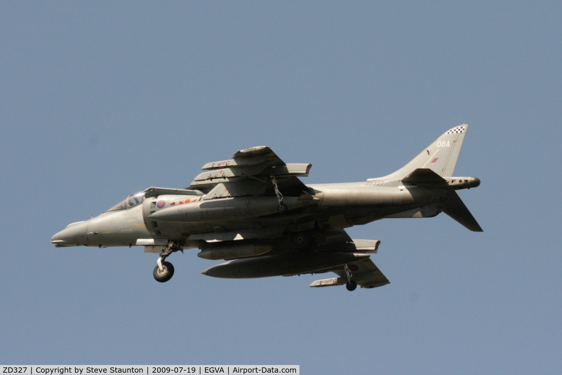 ZD327, British Aerospace Harrier GR.9A C/N 512115/P8, Taken at the Royal International Air Tattoo 2009