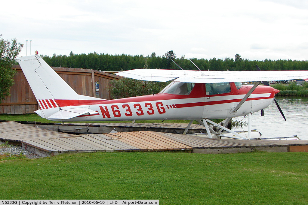 N6333G, 1970 Cessna 150K C/N 15071833, 1970 Cessna 150K, c/n: 15071833 on Lake Hood