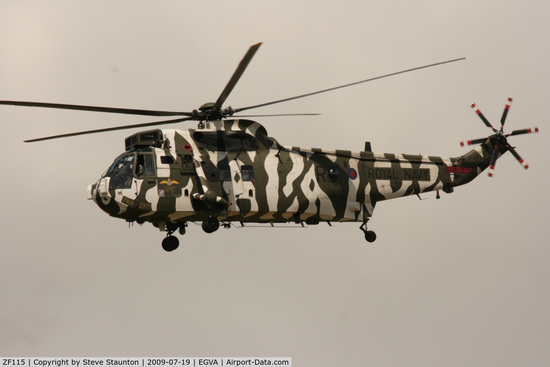 ZF115, 1985 Westland Sea King HC.4 C/N WA960, Taken at the Royal International Air Tattoo 2009