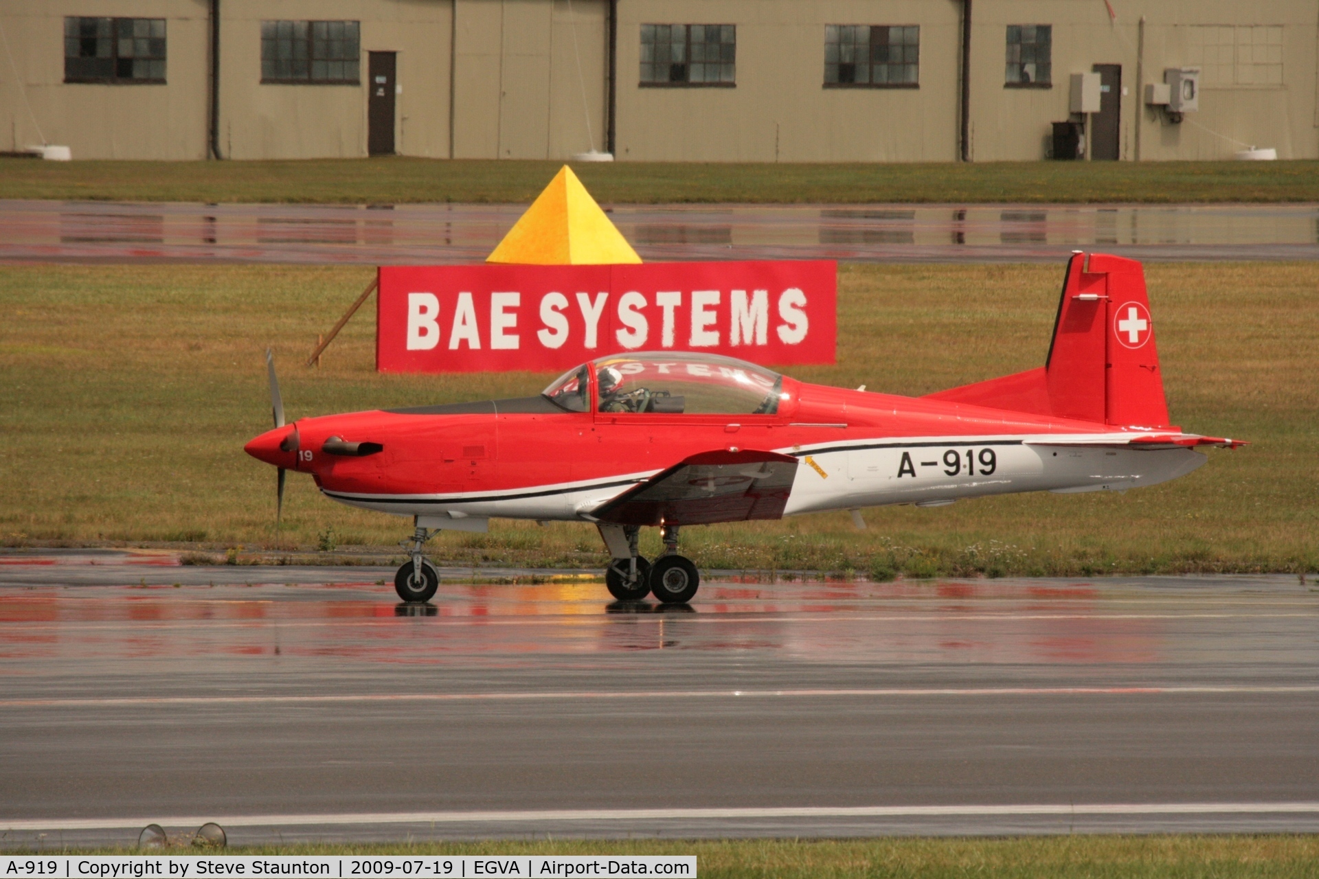 A-919, 1983 Pilatus PC-7 Turbo Trainer C/N 327, Taken at the Royal International Air Tattoo 2009