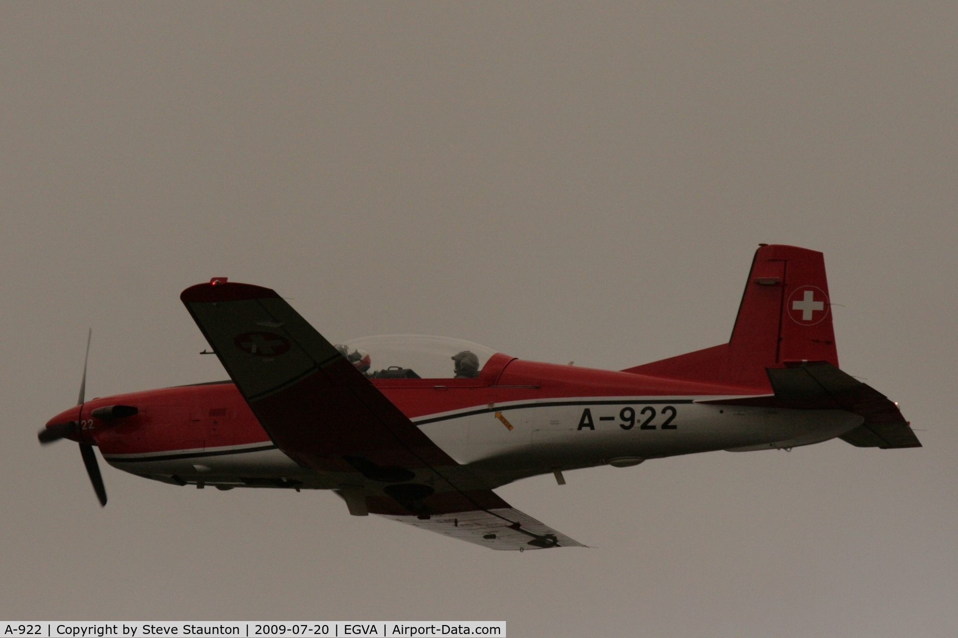 A-922, 1983 Pilatus PC-7 Turbo Trainer C/N 330, Taken at the Royal International Air Tattoo 2009