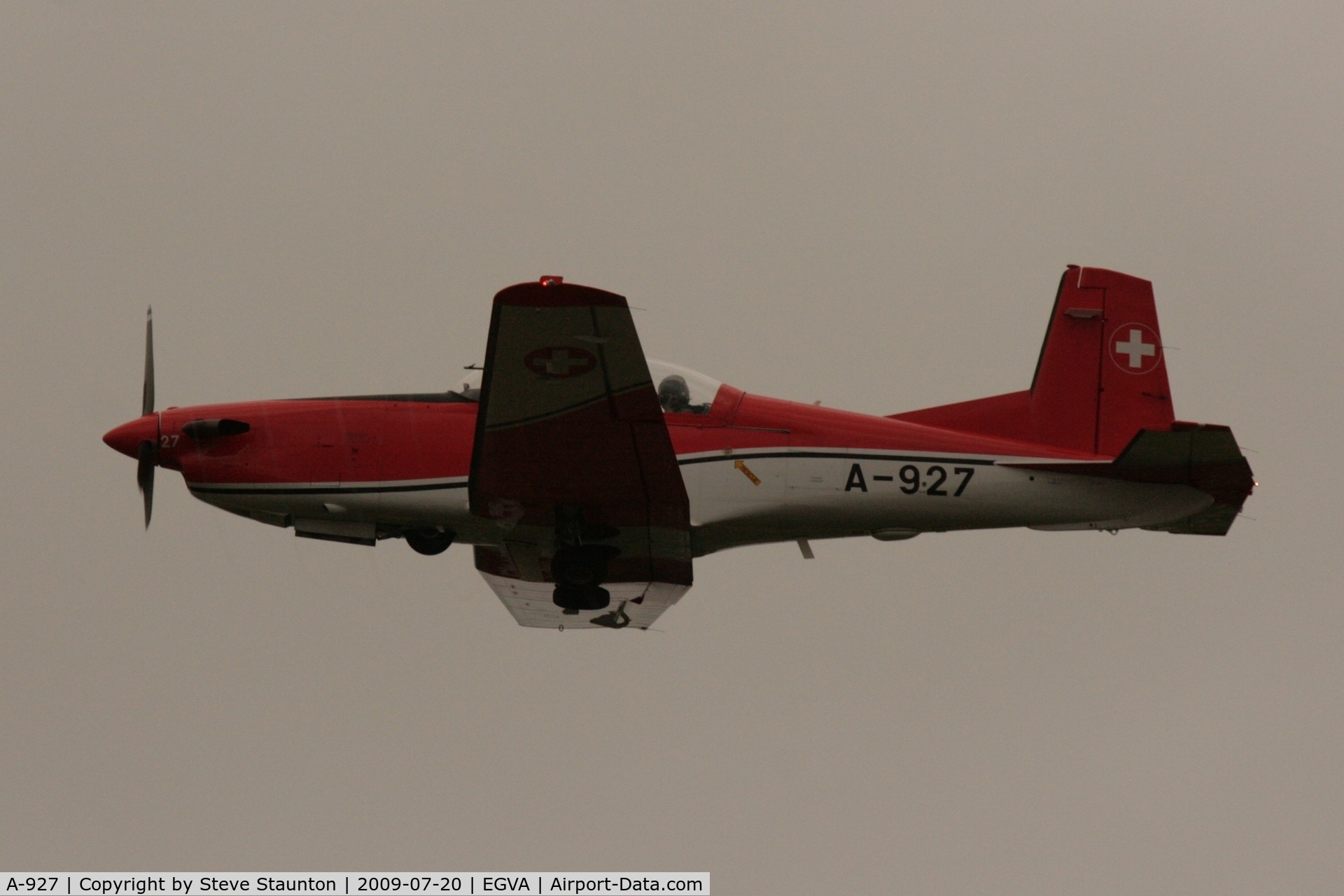A-927, 1983 Pilatus PC-7 Turbo Trainer C/N 335, Taken at the Royal International Air Tattoo 2009