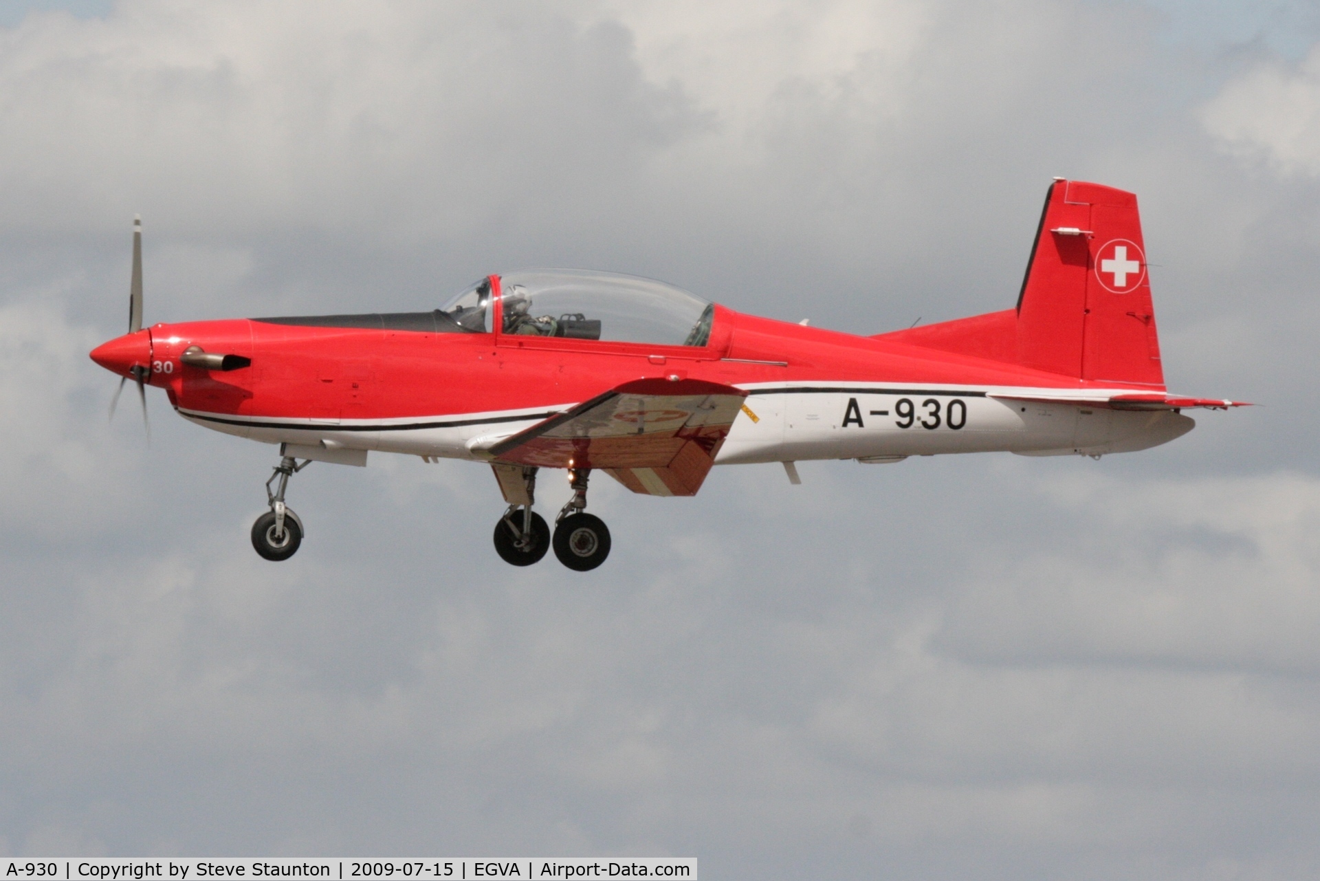 A-930, 1983 Pilatus PC-7 Turbo Trainer C/N 338, Taken at the Royal International Air Tattoo 2009