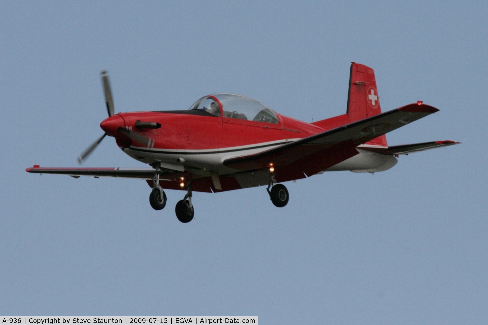 A-936, 1983 Pilatus PC-7 Turbo Trainer C/N 344, Taken at the Royal International Air Tattoo 2009