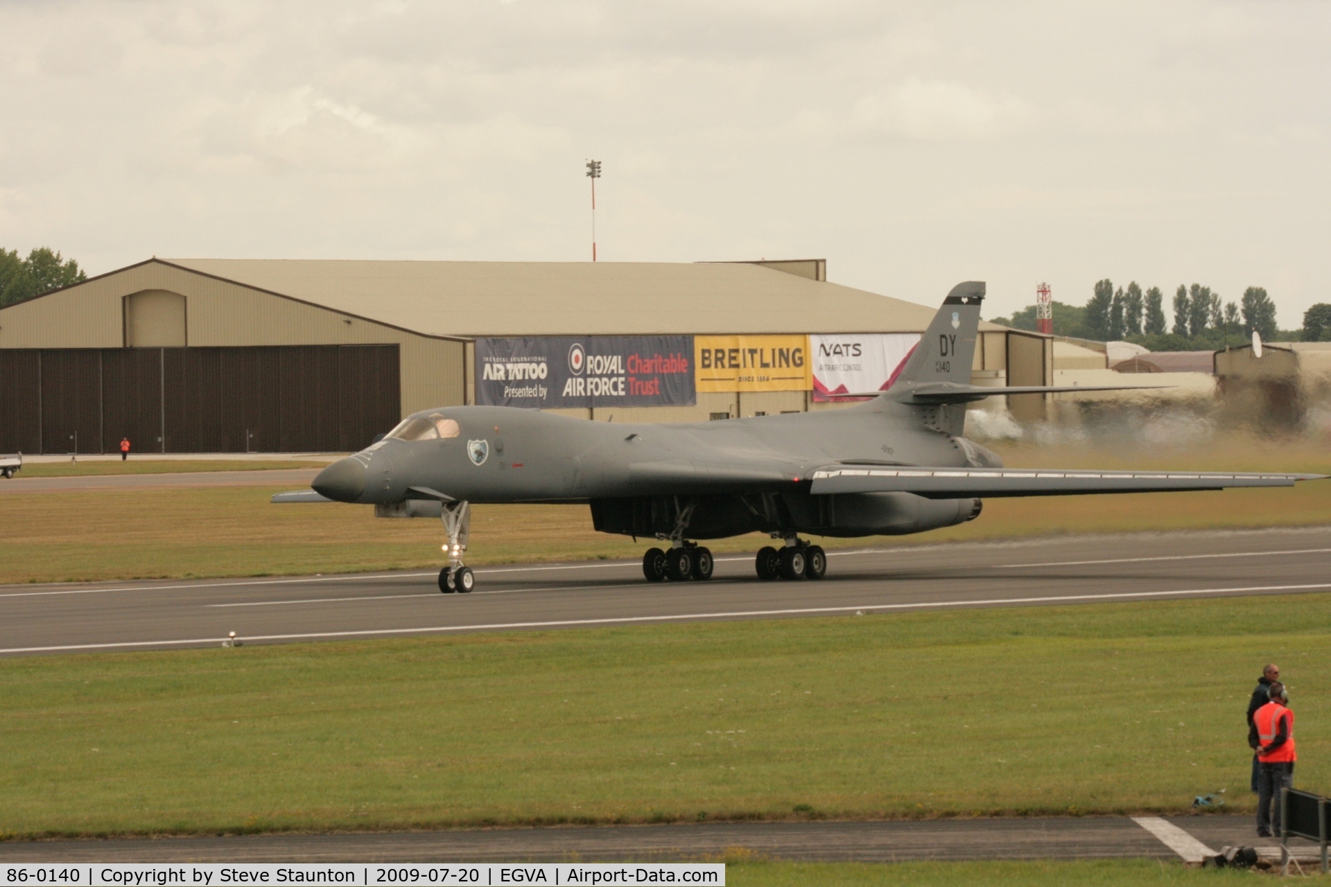 86-0140, 1986 Rockwell B-1B Lancer C/N 100, Taken at the Royal International Air Tattoo 2009