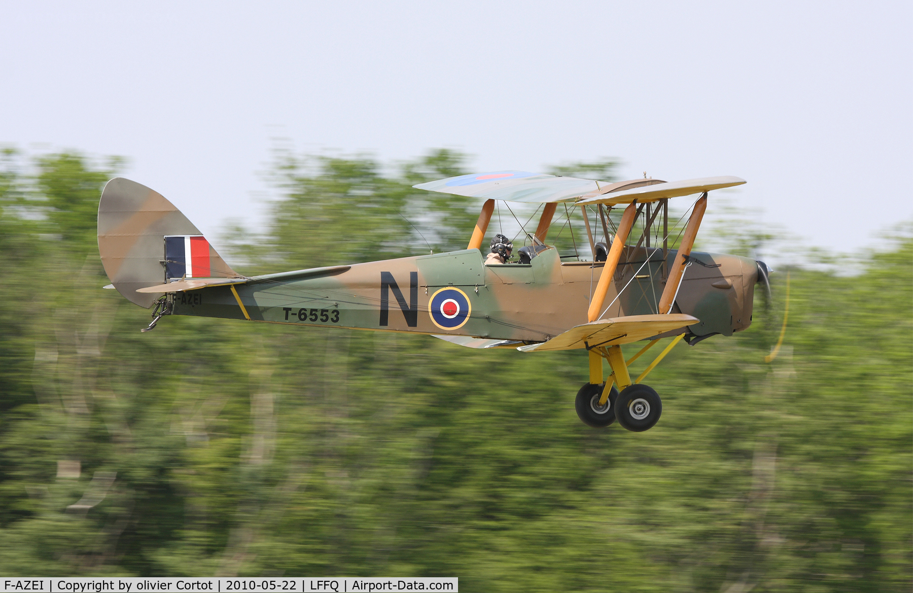 F-AZEI, 1941 De Havilland DH-82A Tiger Moth II C/N 84882, Ferte alais airshow 2010