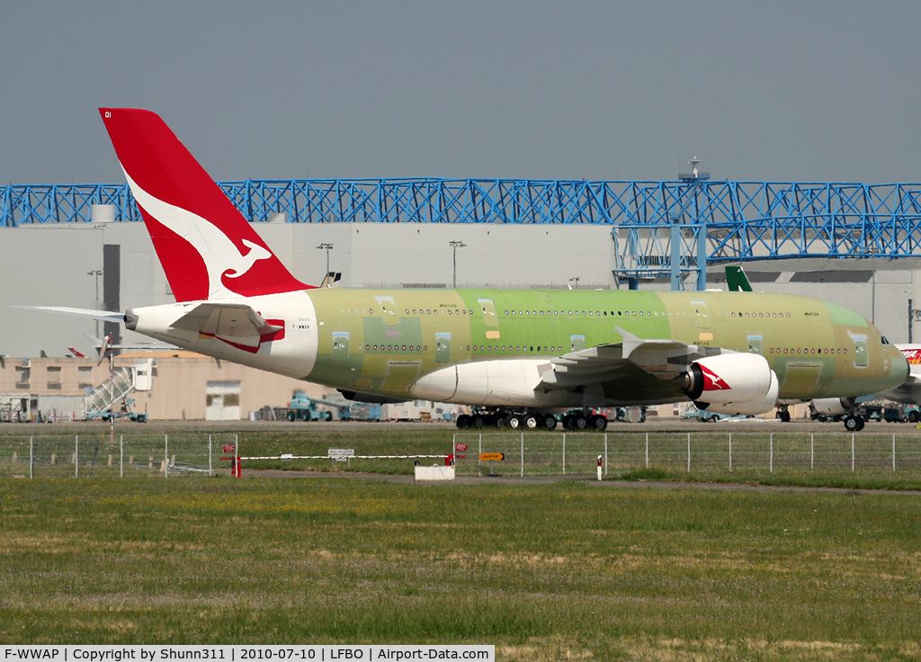 F-WWAP, 2010 Airbus A380-842 C/N 055, C/n 0055 - For Qantas as VH-OQI