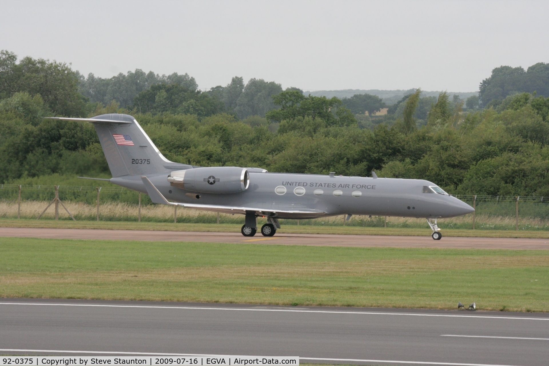 92-0375, 1992 Gulfstream Aerospace C-20H (Gulfstream III) C/N 1256, Taken at the Royal International Air Tattoo 2009