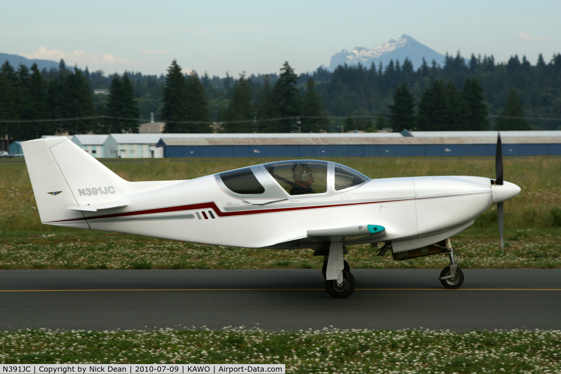 N391JC, 1988 Stoddard-Hamilton Glasair SH-2R C/N 508, KAWO