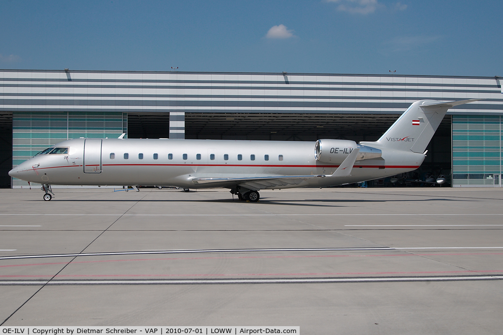OE-ILV, 2008 Bombardier Challenger 850 (CL-600-2B19) C/N 8082, Vistajet Regionaljet
