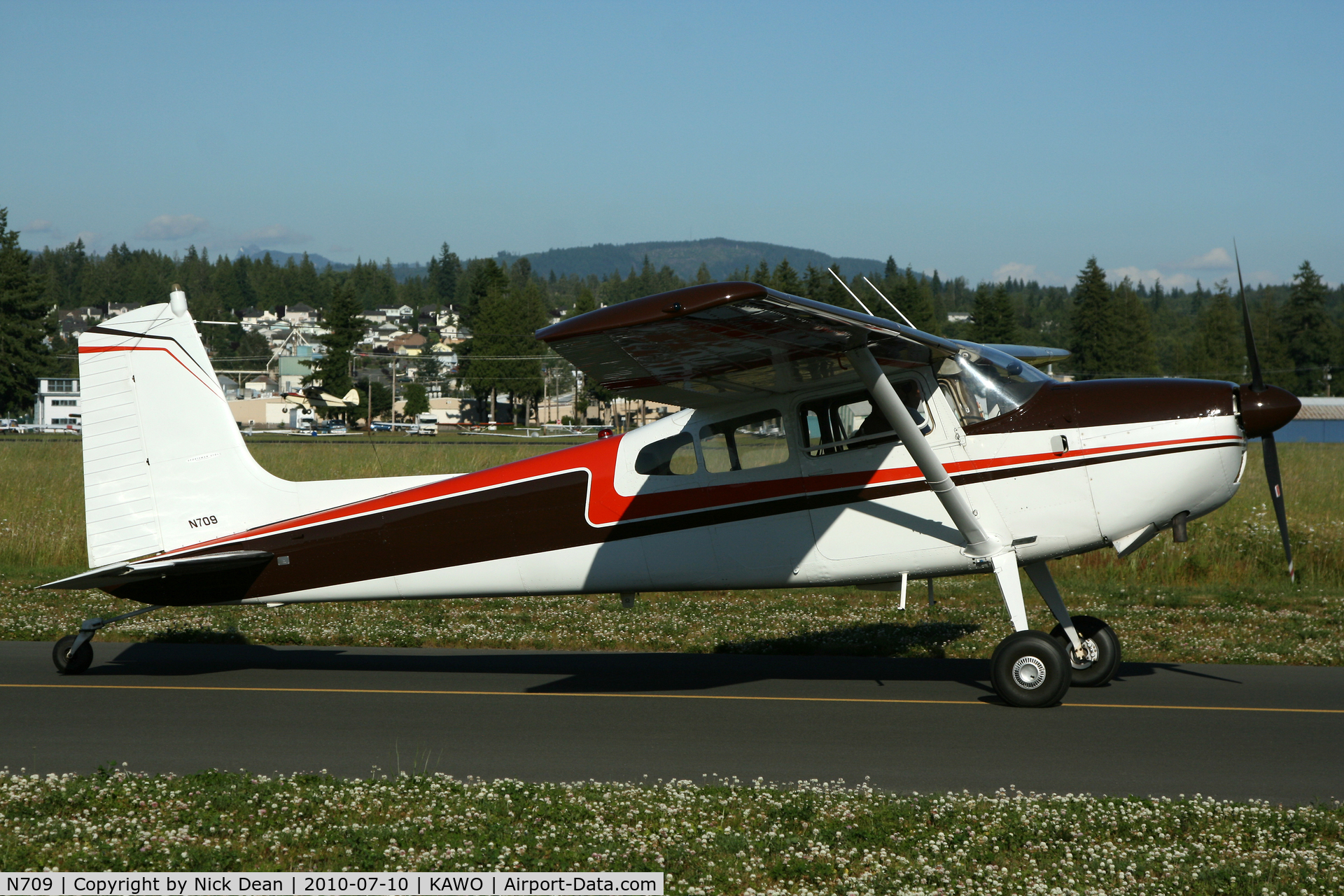 N709, 1966 Cessna 180H Skywagon C/N 18051694, KAWO