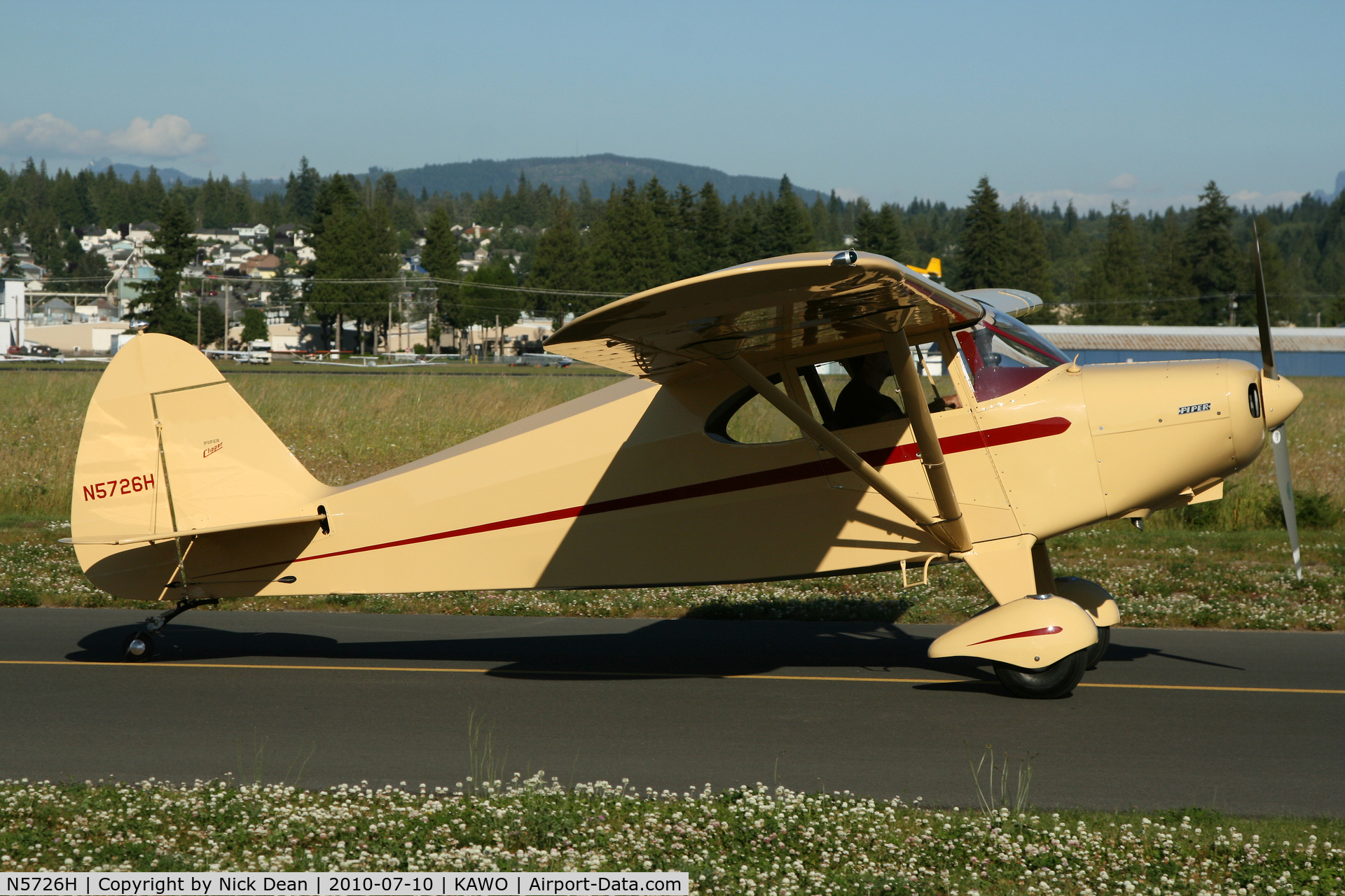 N5726H, 1949 Piper PA-16 Clipper C/N 16-338, KAWO