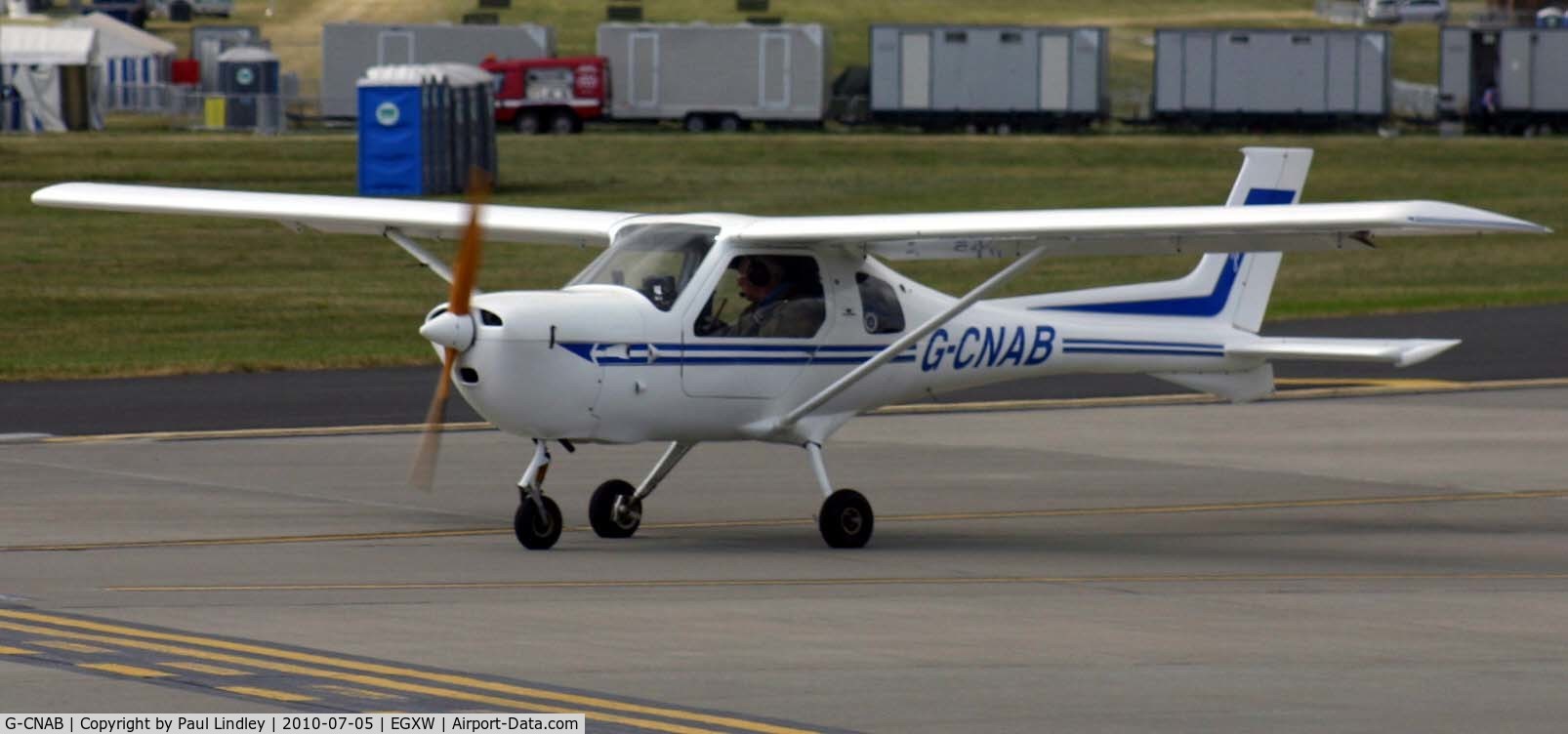 G-CNAB, 2001 Jabiru UL-450 C/N PFA 274-13651, having been on static display at the airshow