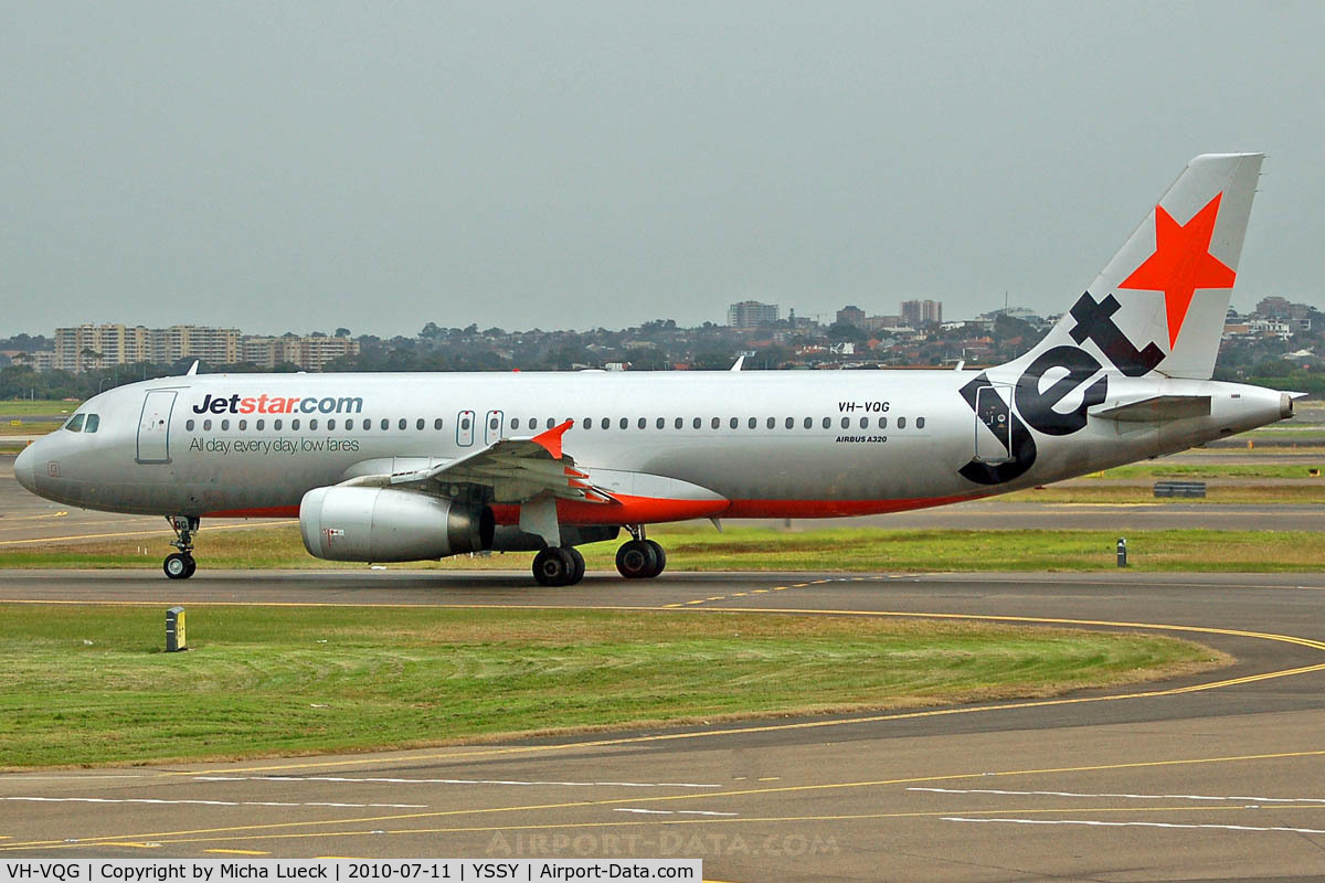 VH-VQG, 2006 Airbus A320-232 C/N 2787, At Sydney