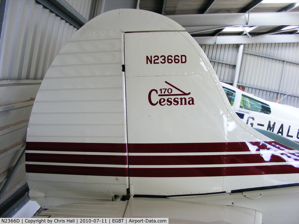 N2366D, 1952 Cessna 170B C/N 20518, Turweston resident