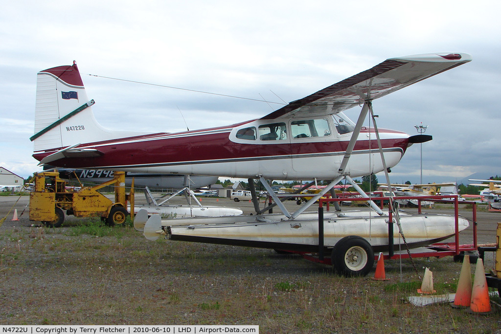 N4722U, Cessna 180G C/N 18051422, Cessna 180G, c/n: 18051422 at Lake Hood