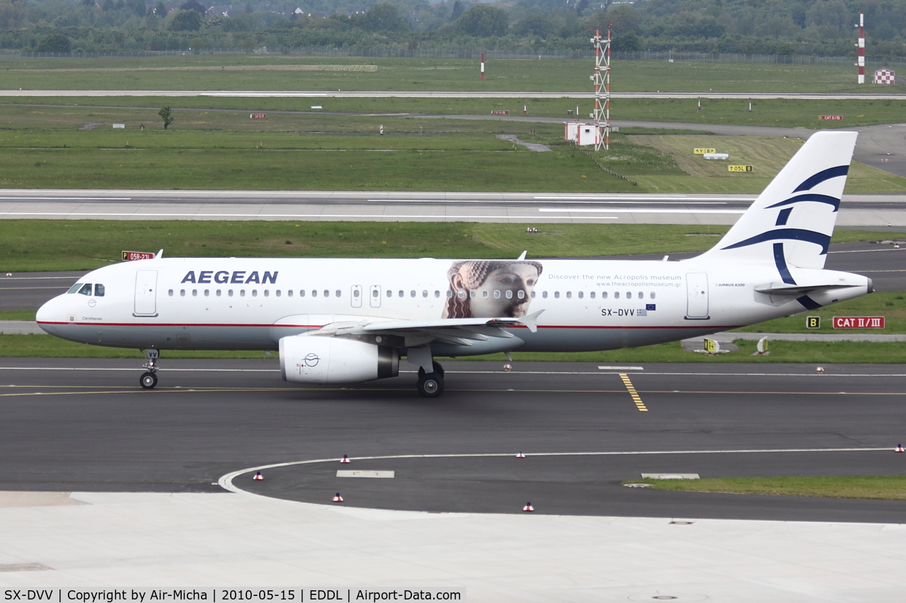SX-DVV, 2009 Airbus A320-232 C/N 3773, Aegean Airlines, Airbus A320-232, CN: 3773, Sticker 