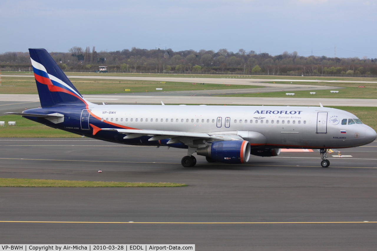 VP-BWH, 2003 Airbus A320-214 C/N 2151, Aeroflot, Airbus A320-214, CN: 2151, Aircraft Name: M.Balakirev
