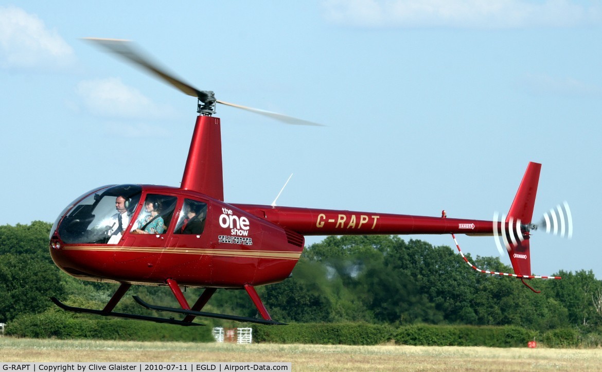 G-RAPT, 2009 Robinson R44 Raven II C/N 12791, Canx to Switzerland 30.3.2011, became HB-ZLD