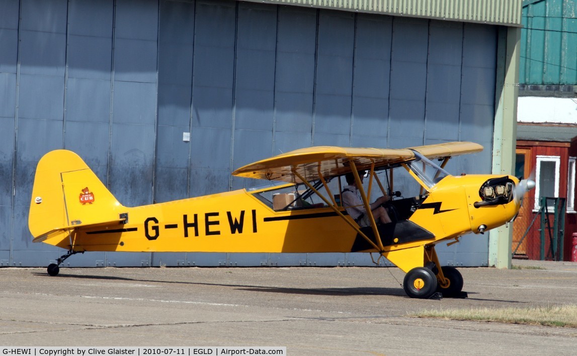 G-HEWI, 1944 Piper L-4J Grasshopper (J3C-65D) C/N 12566, 44-80270>HB-OFZ>D-EBEN>G-BLEN>G-HEWI Owned by; TRUSTEE OF:
DENHAM GRASSHOPPER FLYING GROUP