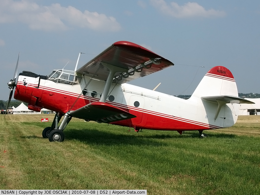 N26AN, 1987 Antonov (PZL-Mielec) An-2R C/N 1G226-56, @ Geneseo