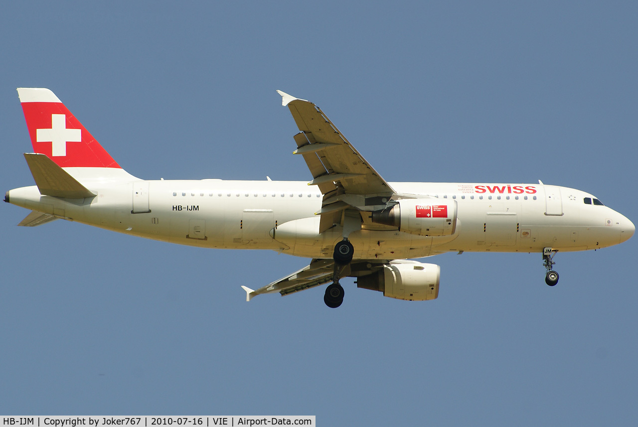 HB-IJM, 1996 Airbus A320-214 C/N 635, Swiss