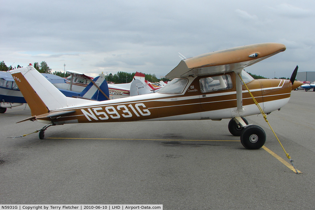 N5931G, 1969 Cessna 150K C/N 15071431, 1969 Cessna 150K, c/n: 15071431 at Lake Hood