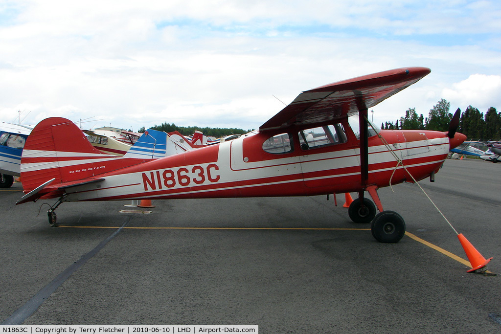 N1863C, 1953 Cessna 170B C/N 26007, 1953 Cessna 170B, c/n: 26007 at Lake Hood