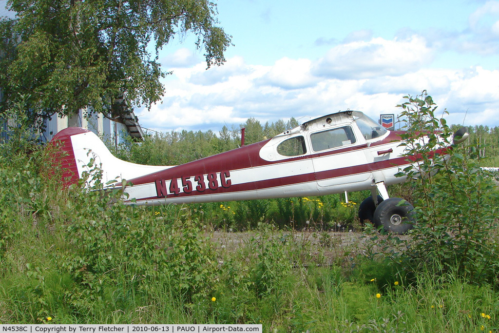 N4538C, 1952 Cessna 170B C/N 25482, Remains of 1952 Cessna 170B, c/n: 25482 at Willow AK