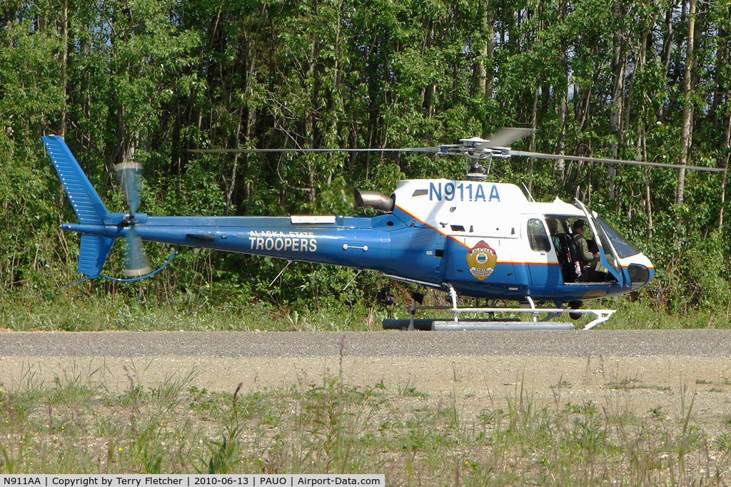 N911AA, 2002 Eurocopter AS-350B-3 Ecureuil Ecureuil C/N 3611, 2002 Eurocopter AS 350 B3, c/n: 3611 operated by Alaskan State Trooper out of Willow AK