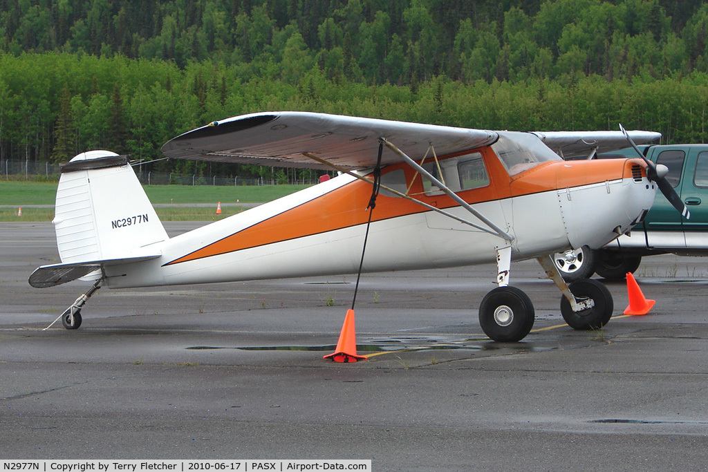 N2977N, 1947 Cessna 140 C/N 13235, 1947 Cessna 140, c/n: 13235 at Soldotna