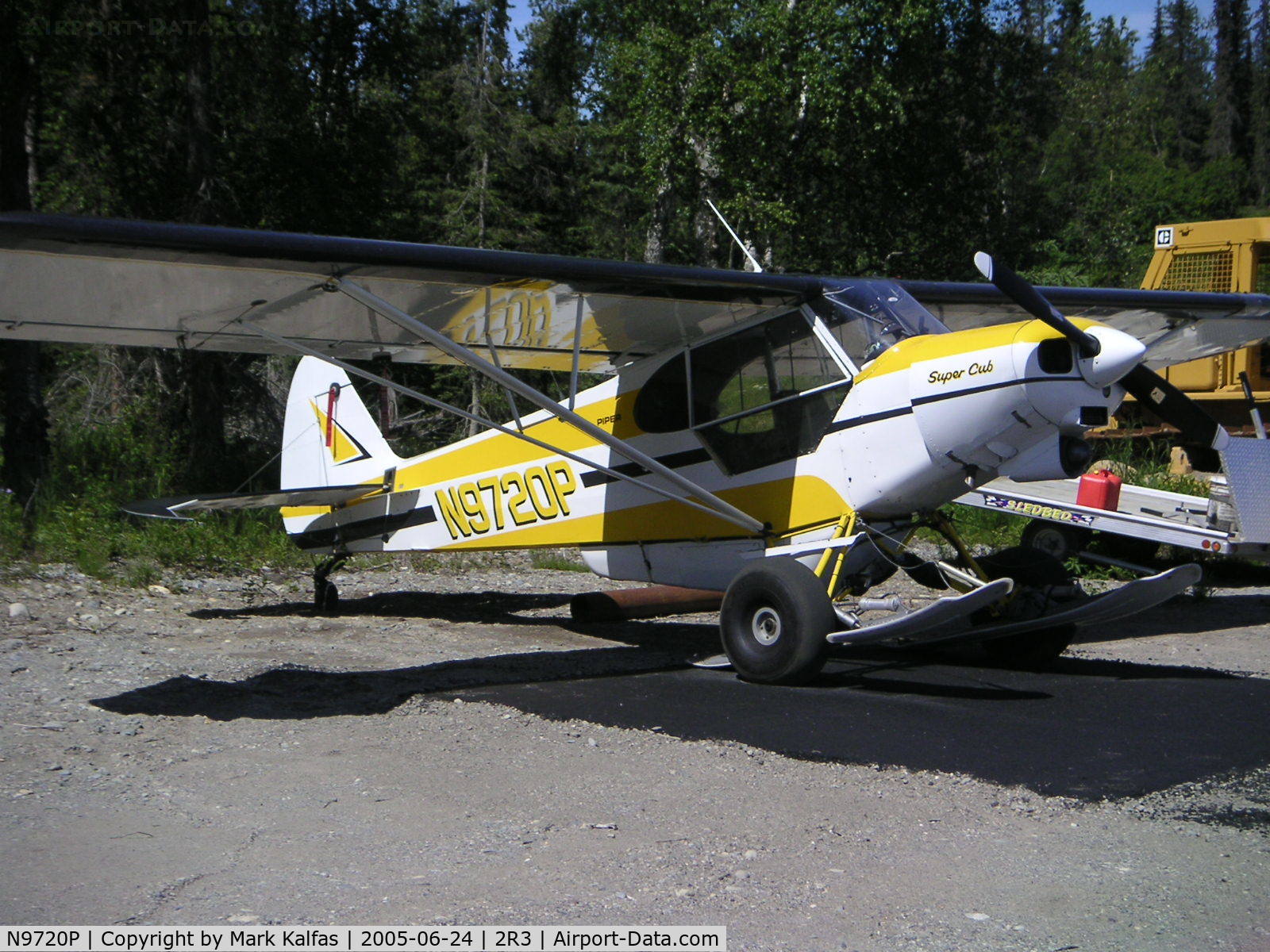 N9720P, 1975 Piper PA-18-150 Super Cub C/N 18-7509137, Alaska West Air Piper PA-18-150, N9720P at Island Lake, AK (2R3).